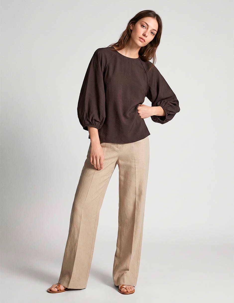 Blusa manga 3/4 para mujer