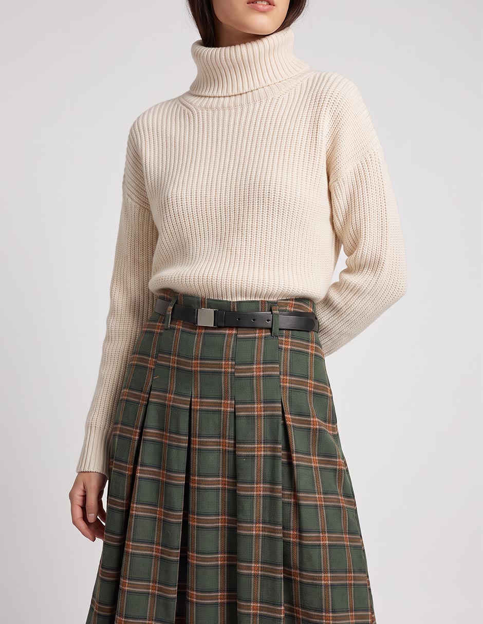 Falda midi cintura alta 2