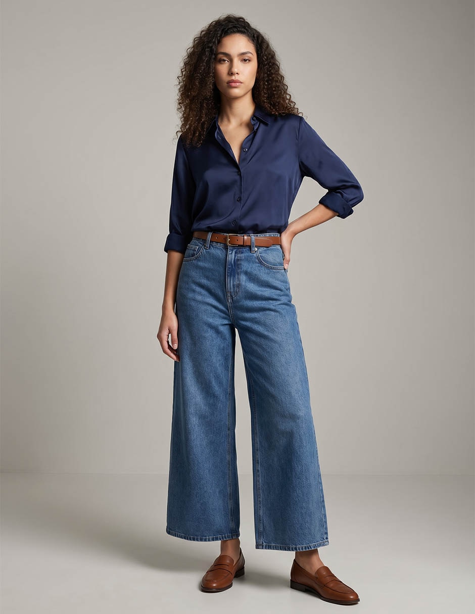 Jeans regular para mujer 2