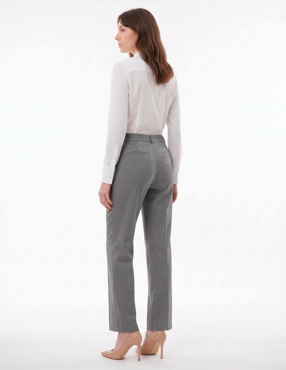 Jeans/Jegging/Jeans jogger Regular Straight SIN MODELO COMERCIAL corte Cintura alta para mujer 2