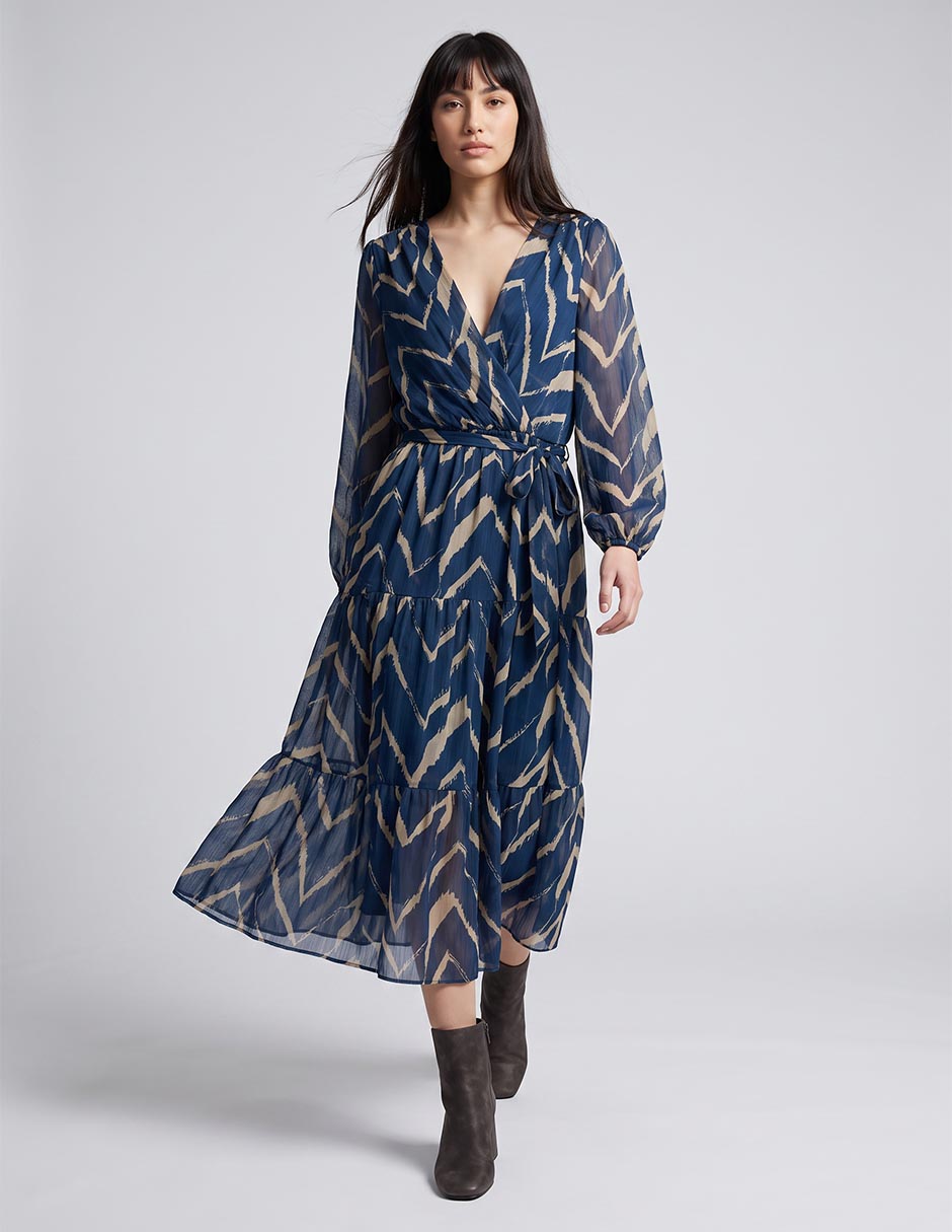 Vestido midi casual para mujer