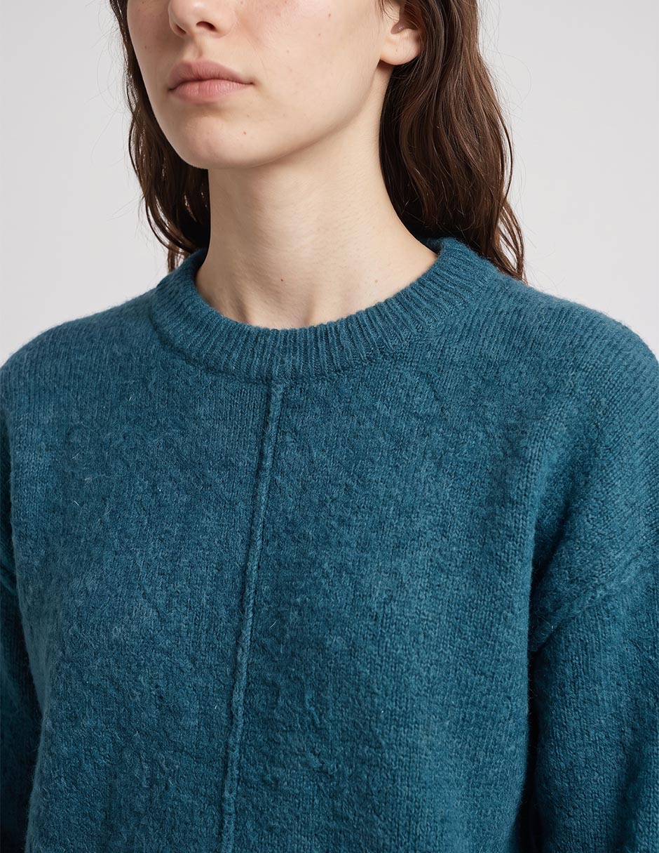 Suéter cuello redondo para mujer 7