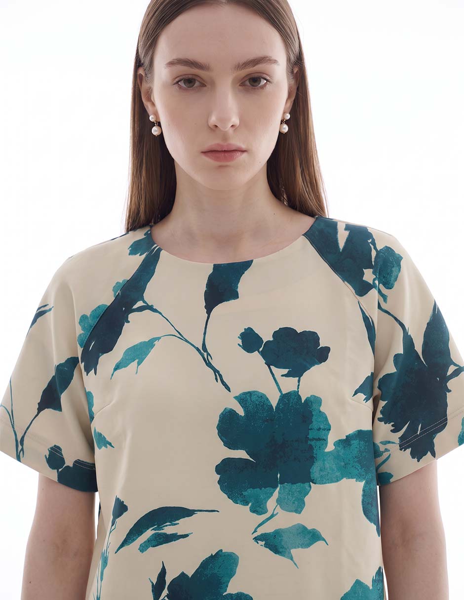 Blusa manga corta para mujer 4
