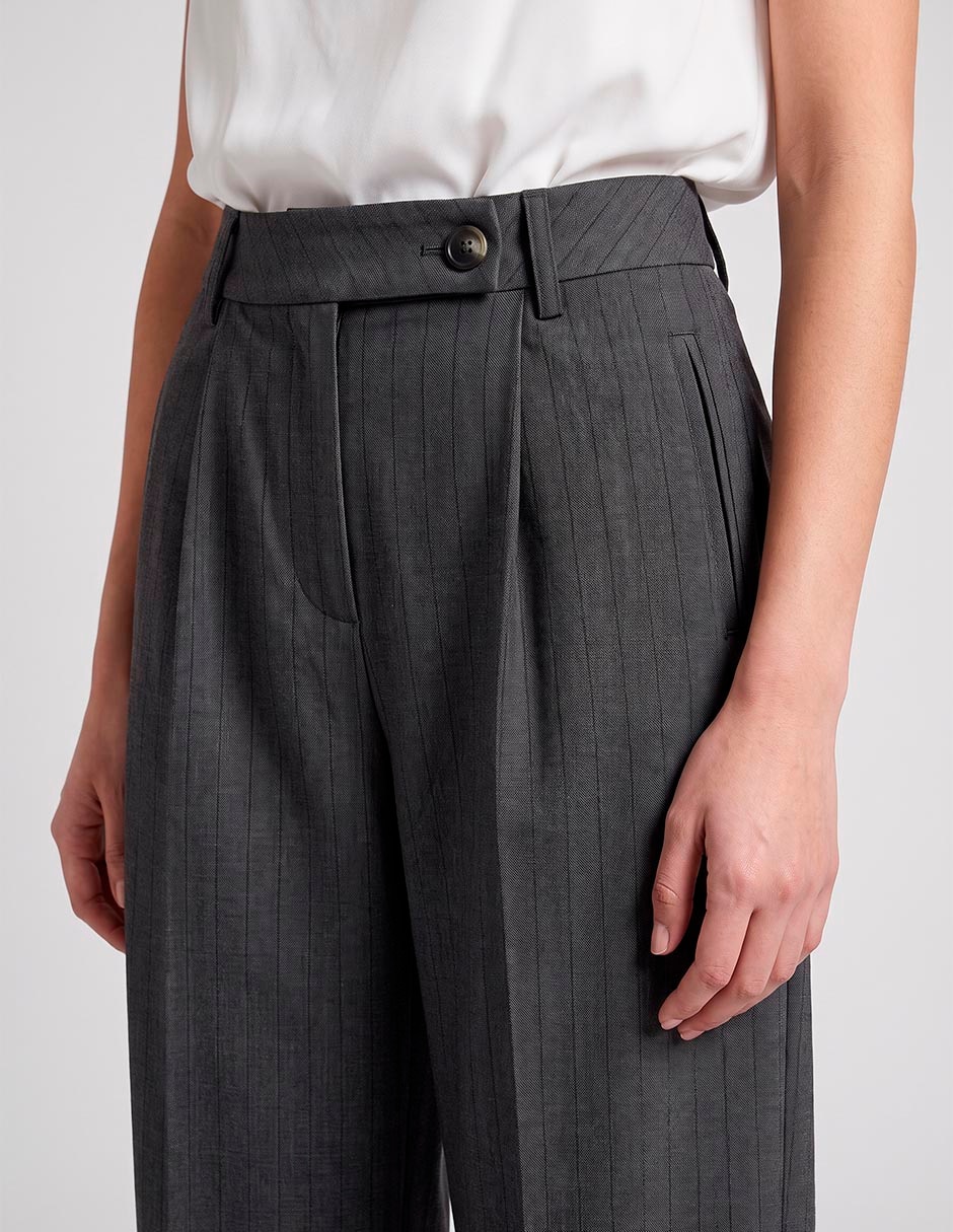 Pantalón relaxed amplio para mujer 4