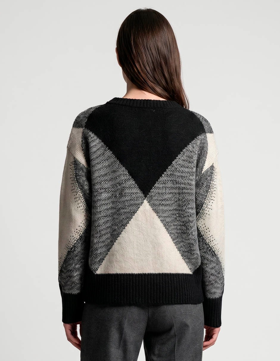 Suéter cuello redondo para mujer 2