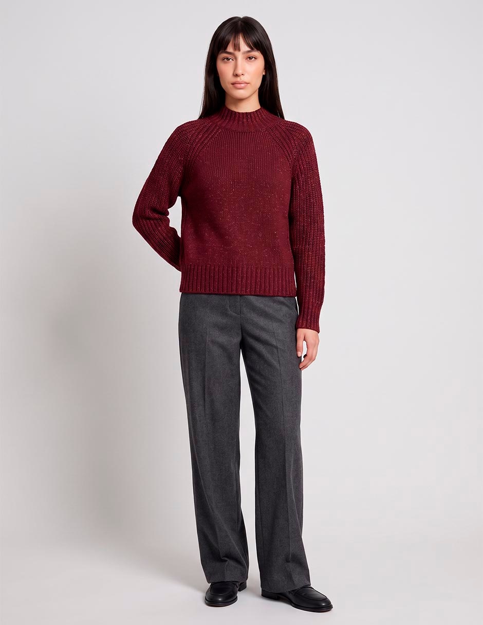 Suéter cuello alto para mujer 1