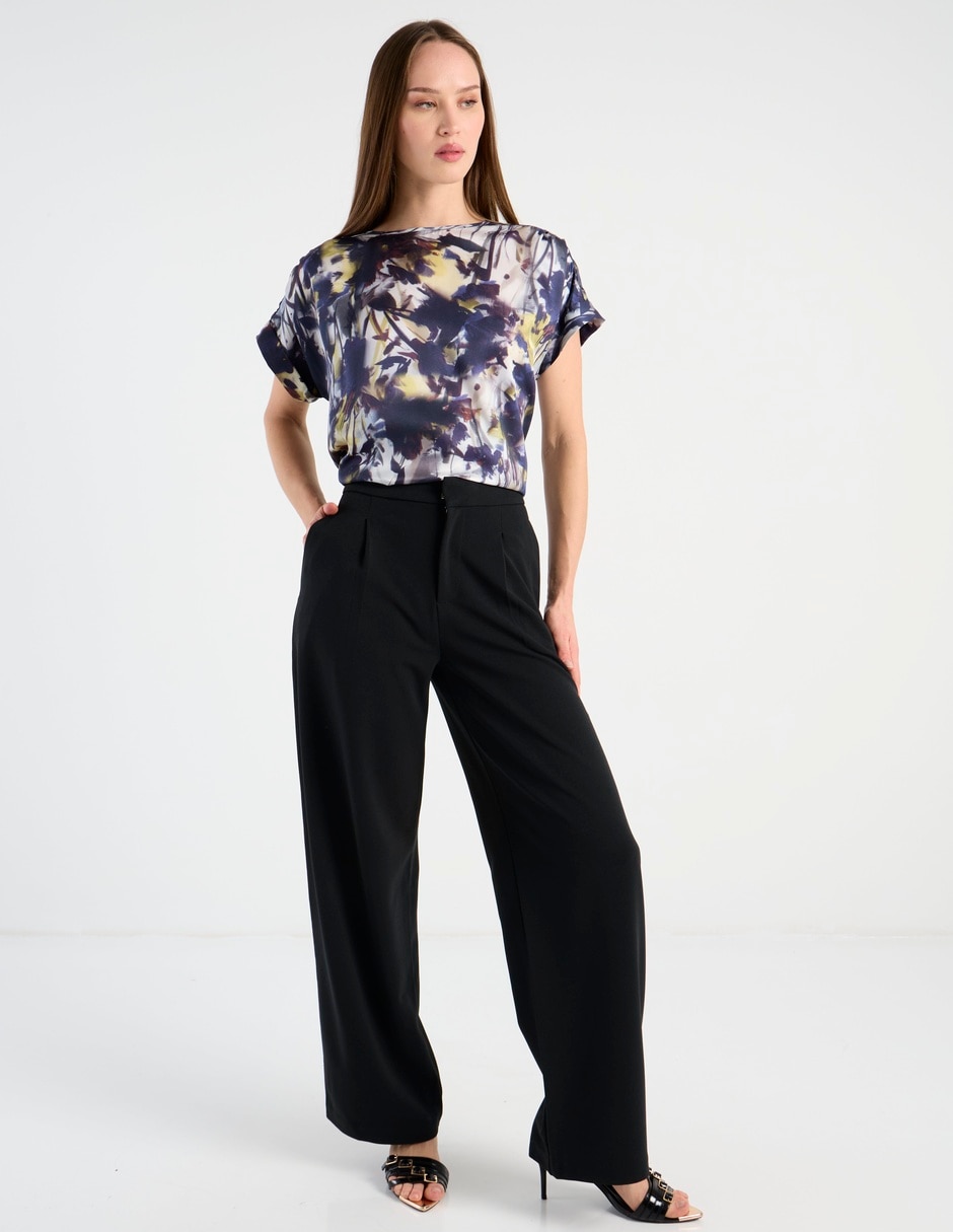 Pantalón de vestir La Mode regular para mujer
