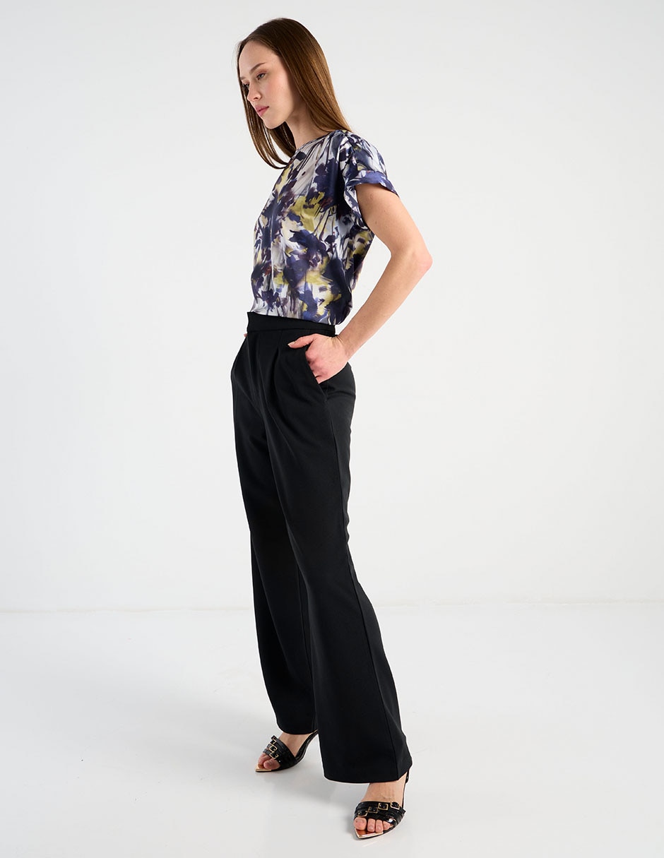 Pantalón de vestir La Mode regular para mujer