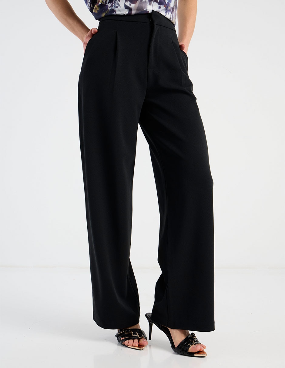 Pantalón de vestir La Mode regular para mujer