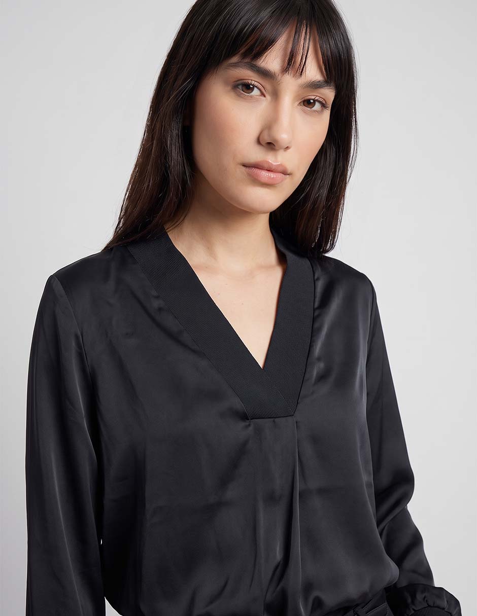 Blusa manga larga para mujer 4