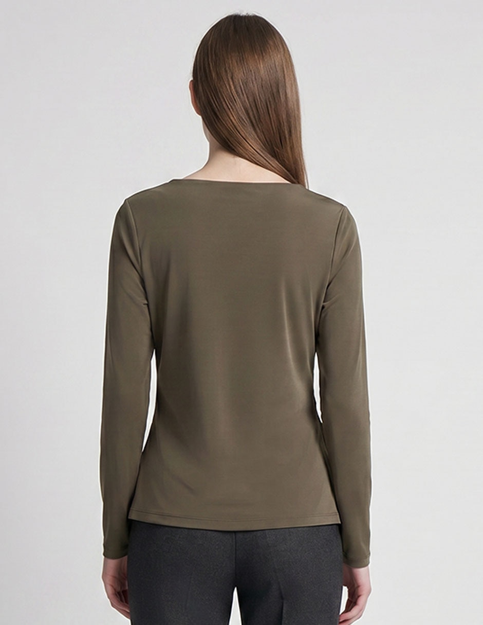 Blusa manga larga para mujer 3