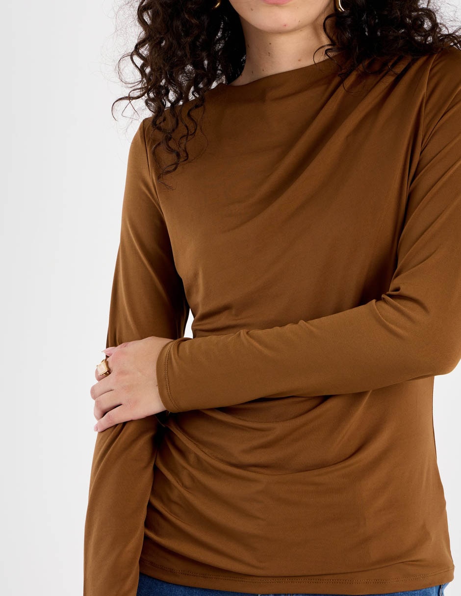 Blusa manga larga para mujer 5