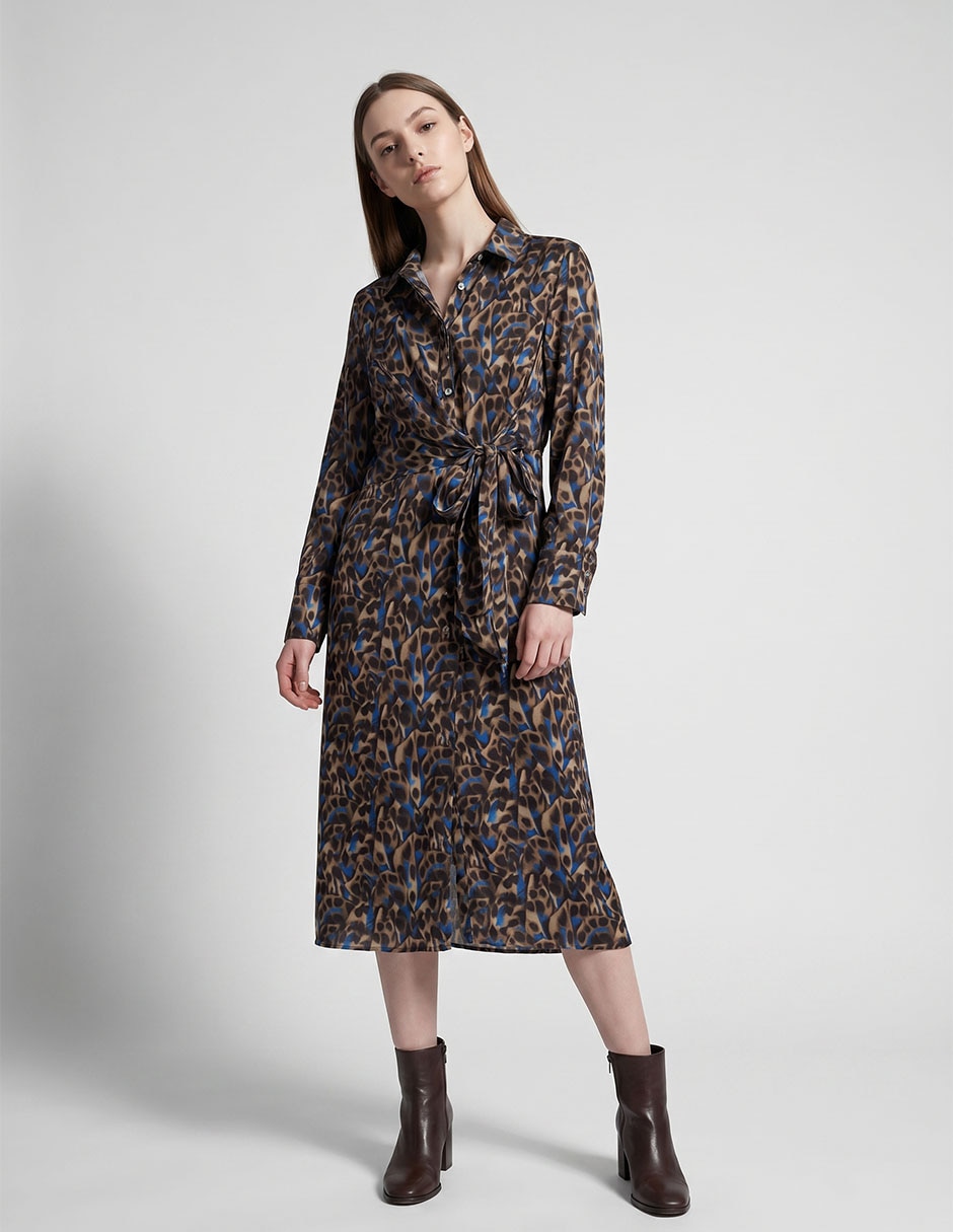 Vestido midi casual para mujer Vestido midi casual para mujer