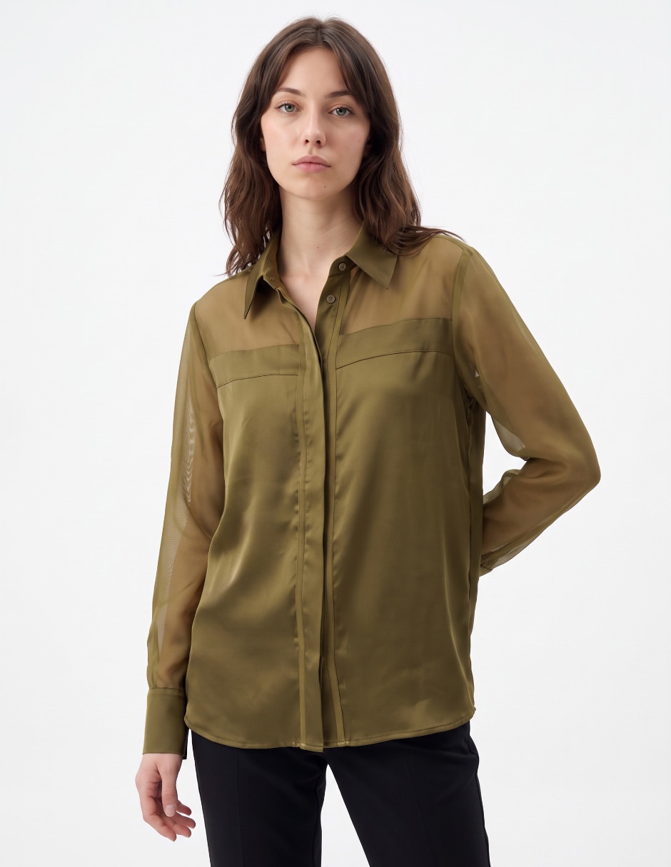 Blusa manga larga para mujer Blusa manga larga para mujer