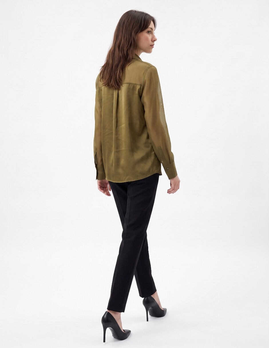 Blusa manga larga para mujer 2