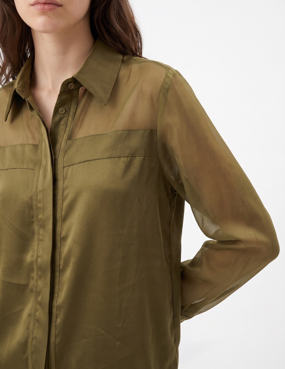 Blusa manga larga para mujer 4