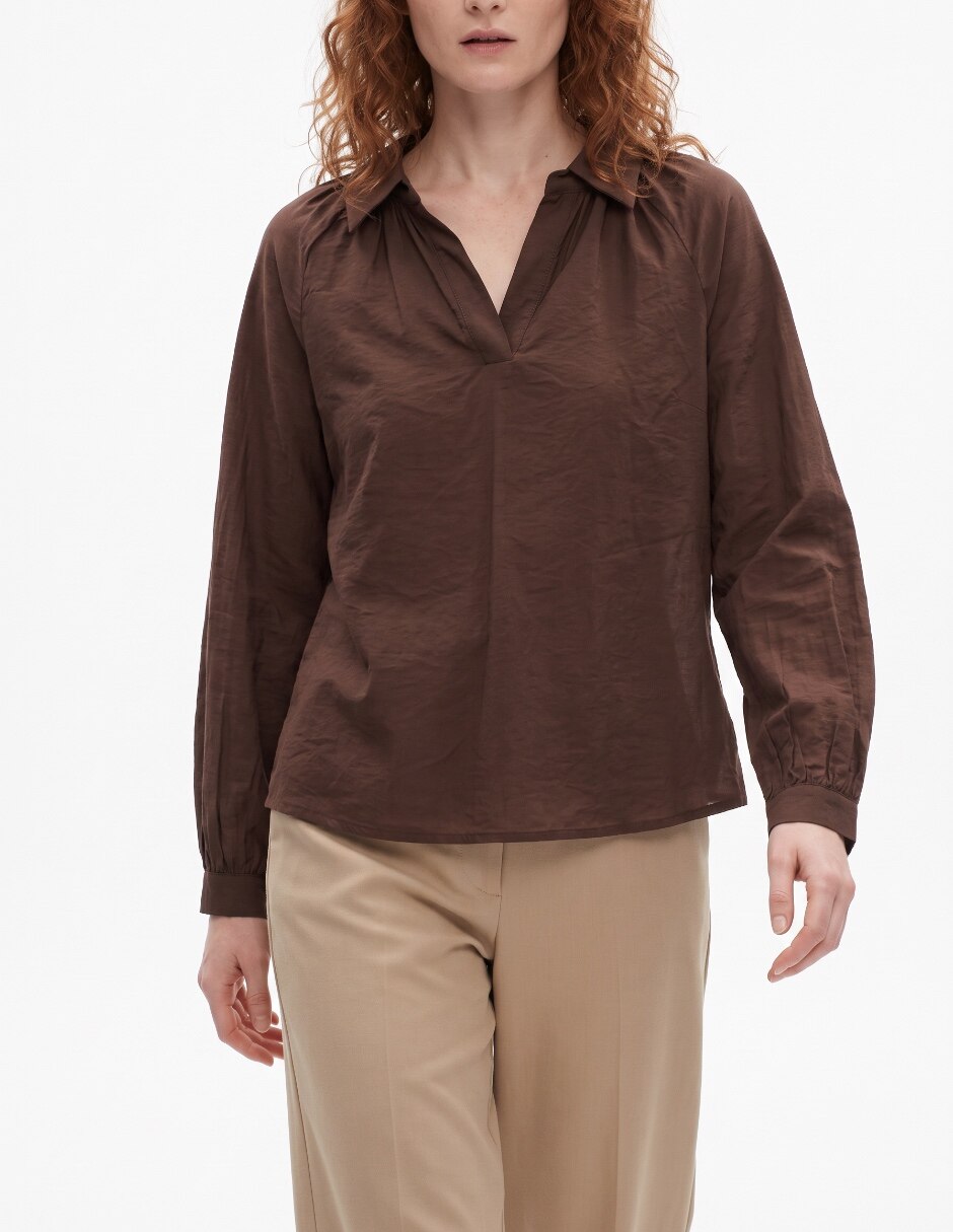 Blusa manga larga para mujer 4