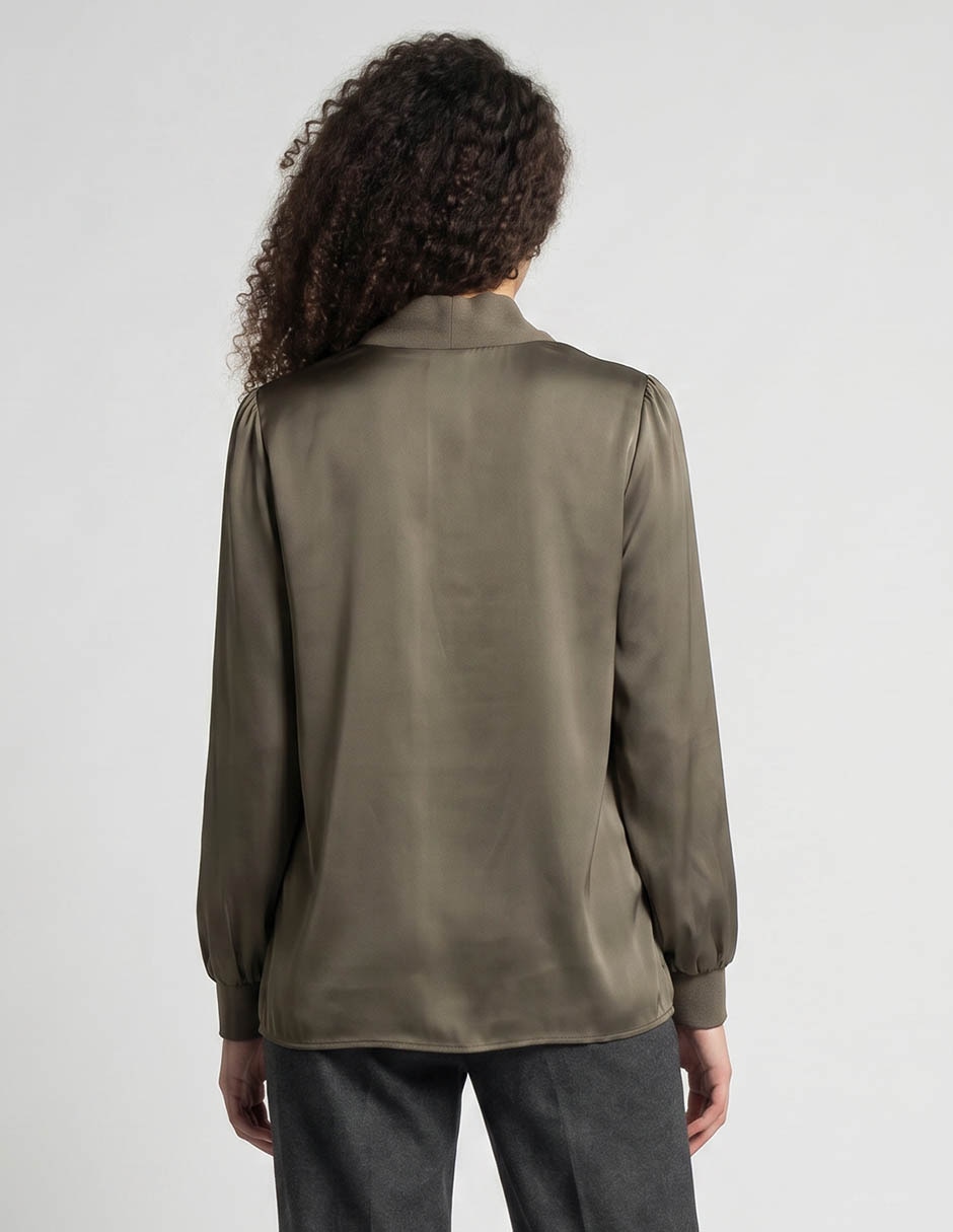 Blusa manga larga para mujer