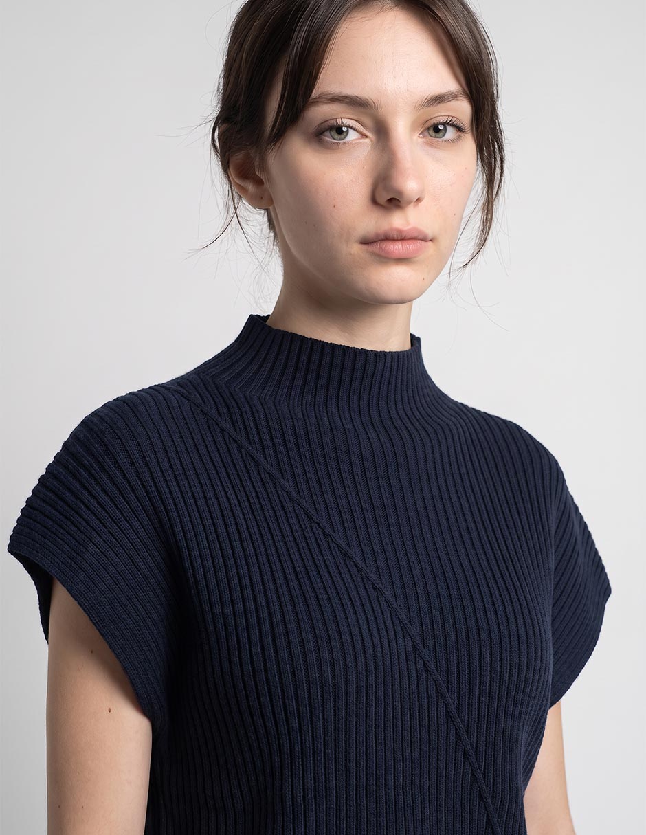 Suéter cuello alto para mujer 2