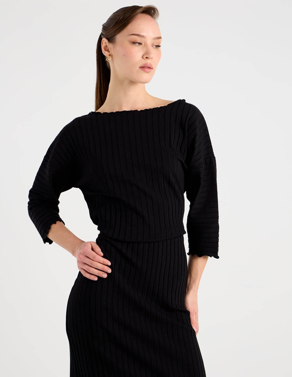Blusa manga 3/4 para mujer