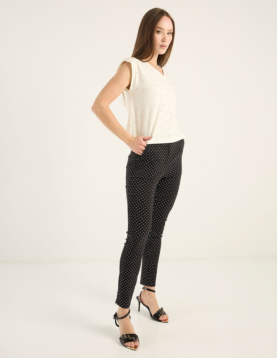 Pantalón capri skinny para mujer 5