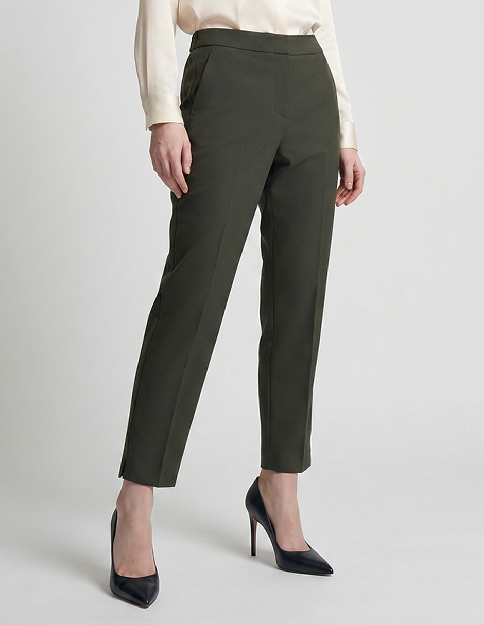 Pantalón chino slim para mujer