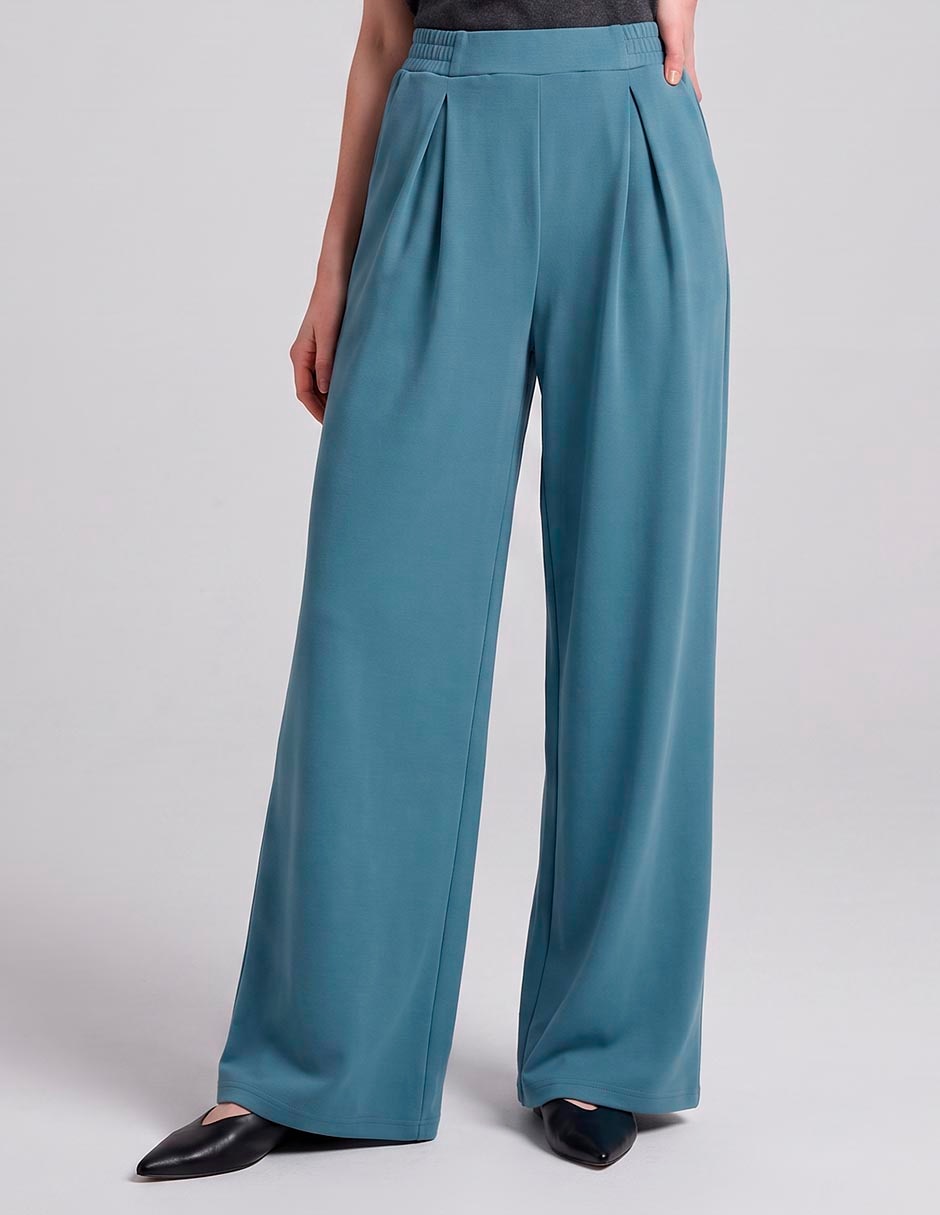 Pantalón coulotte amplio para mujer