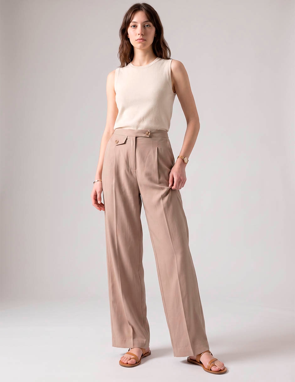 Pantalón straight para mujer Pantalón straight para mujer