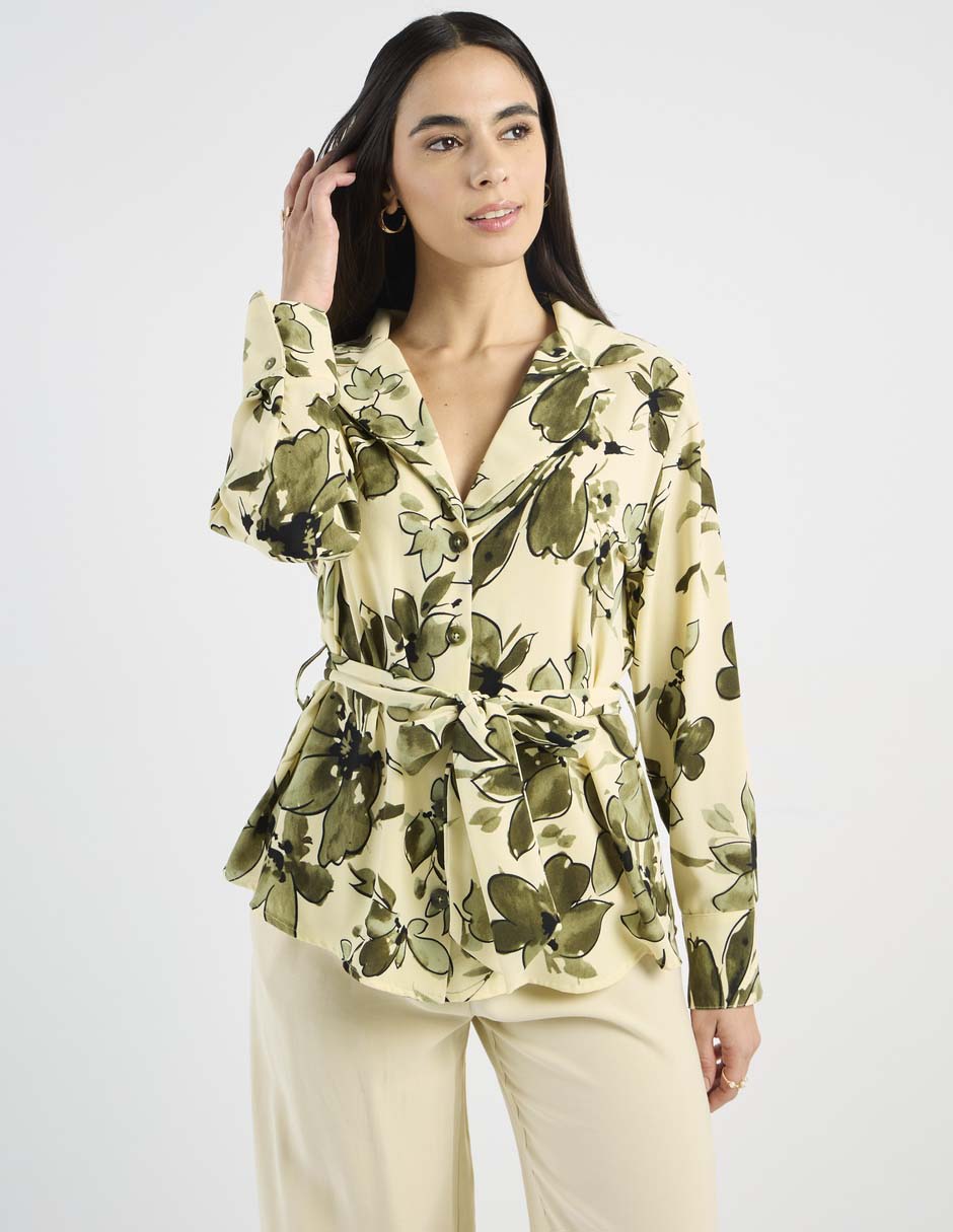 Blusa manga larga para mujer 7