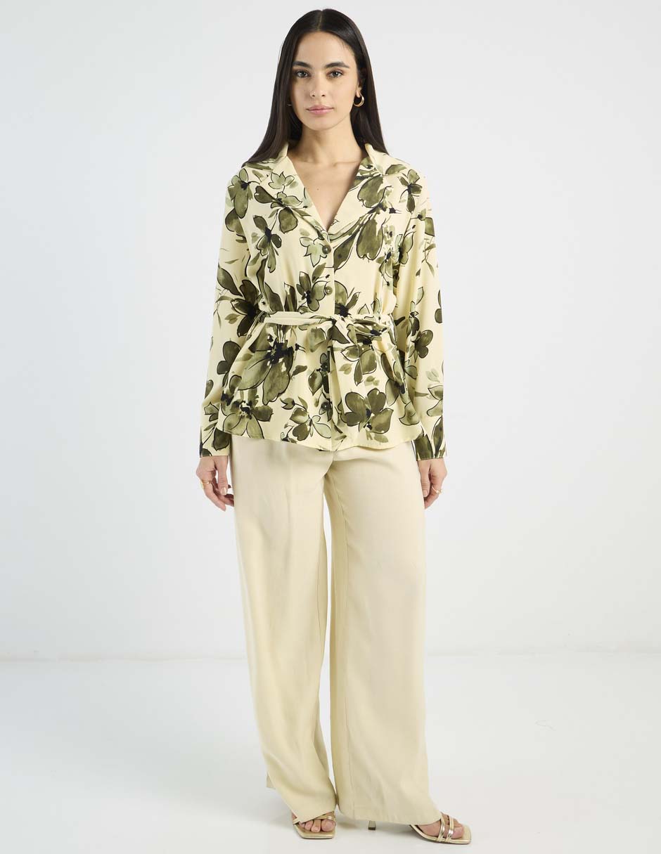 Blusa manga larga para mujer 8