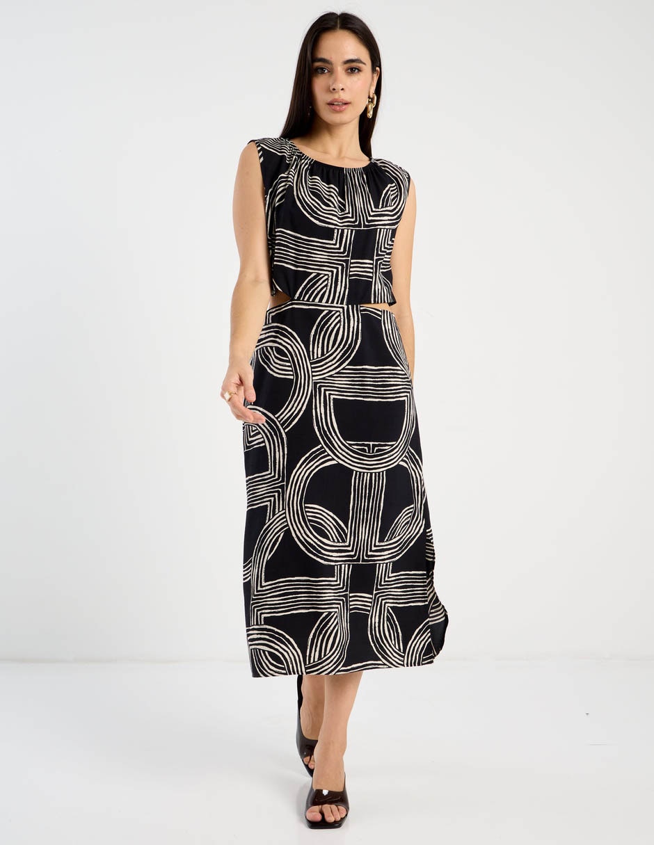 Vestido midi business casual para mujer 1