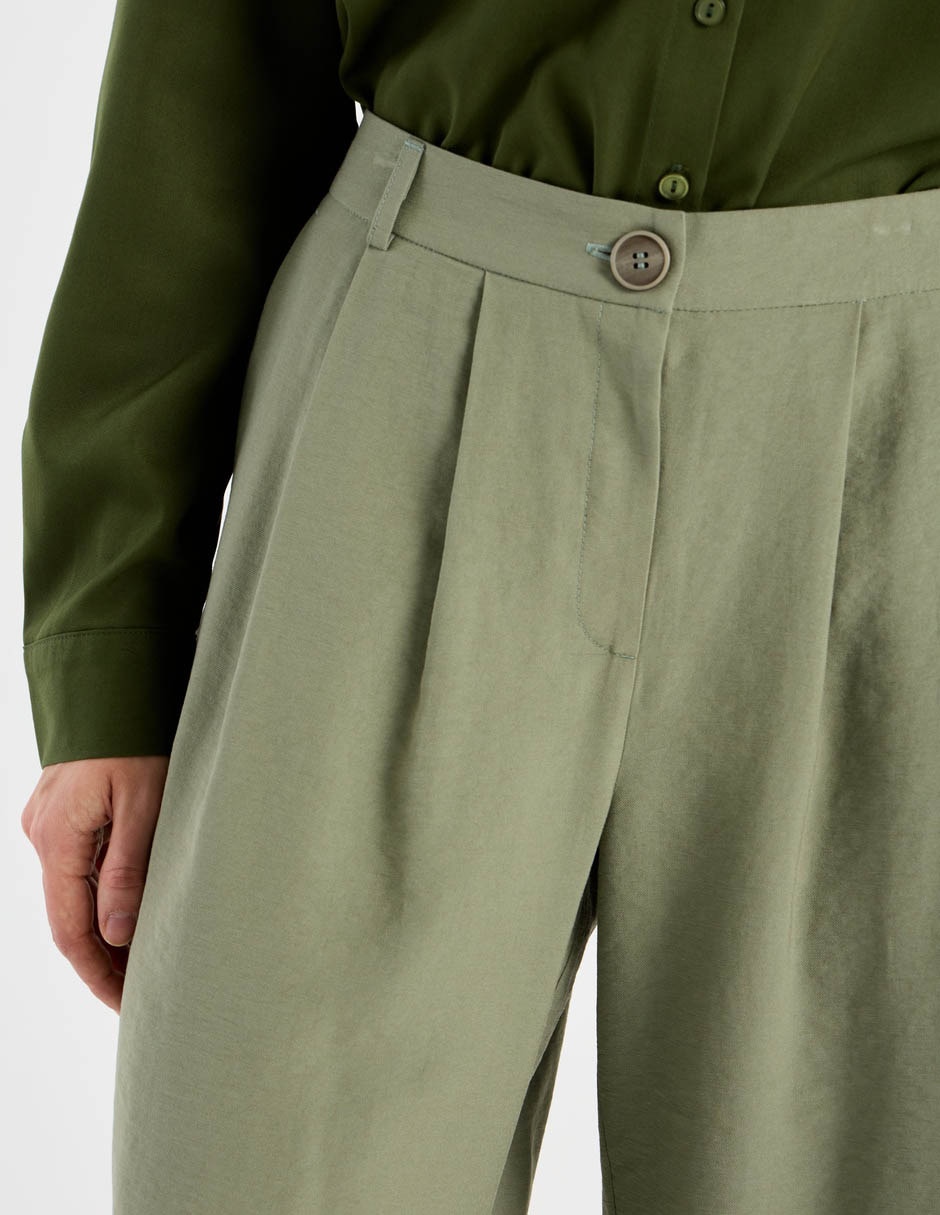 Pantalón de vestir contempo amplio para mujer