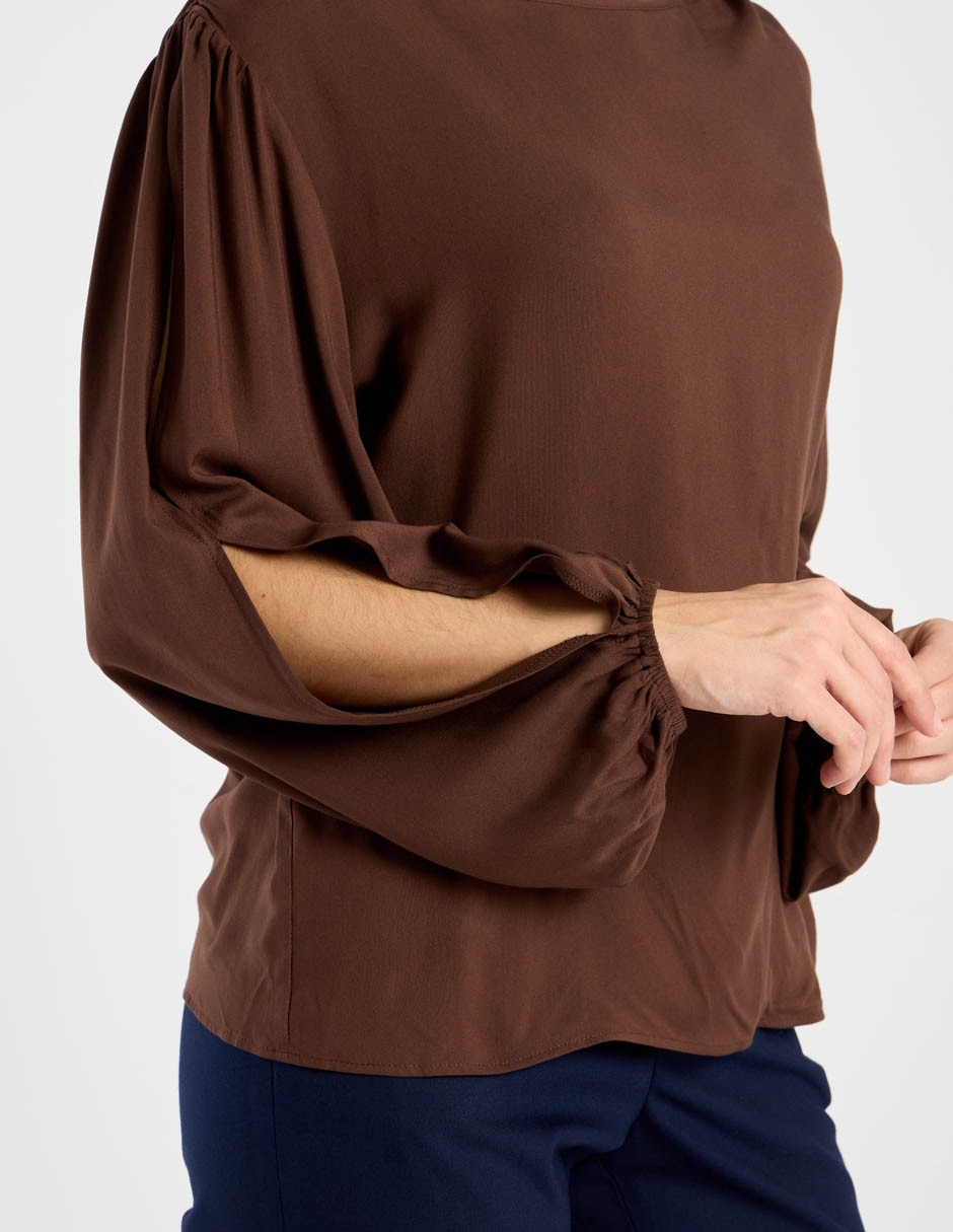 Blusa manga larga para mujer 5