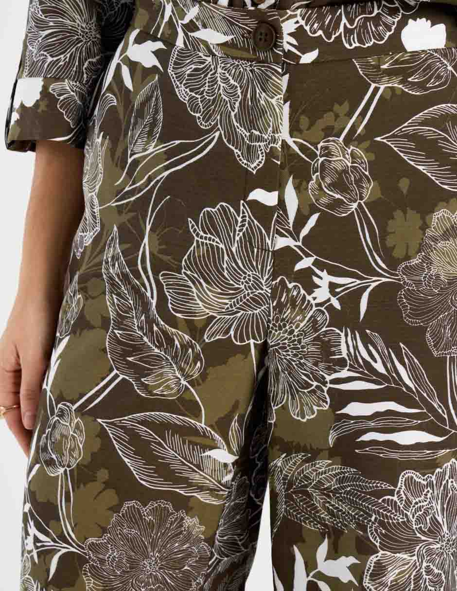 Pantalón contempo amplio para mujer