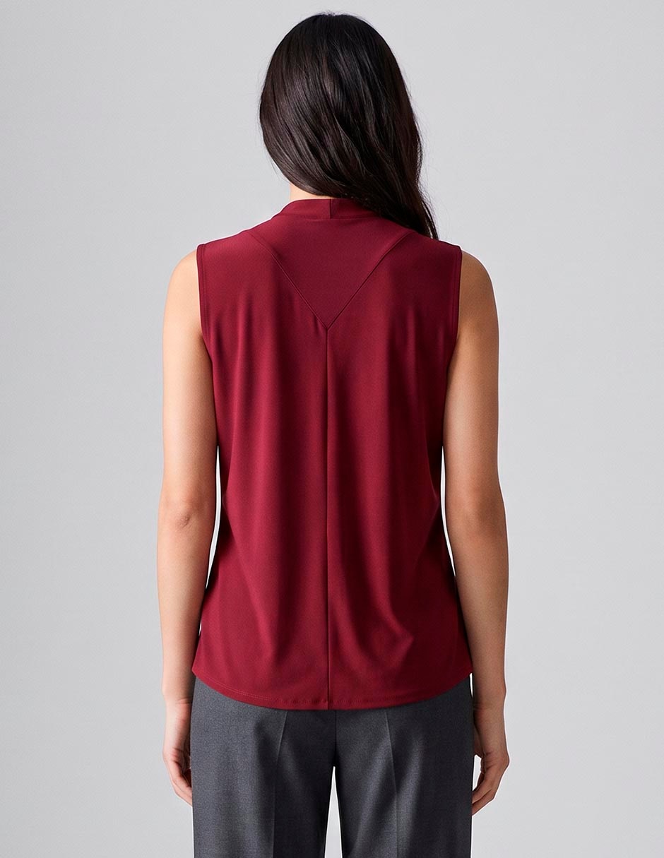 Blusa sin manga para mujer 2
