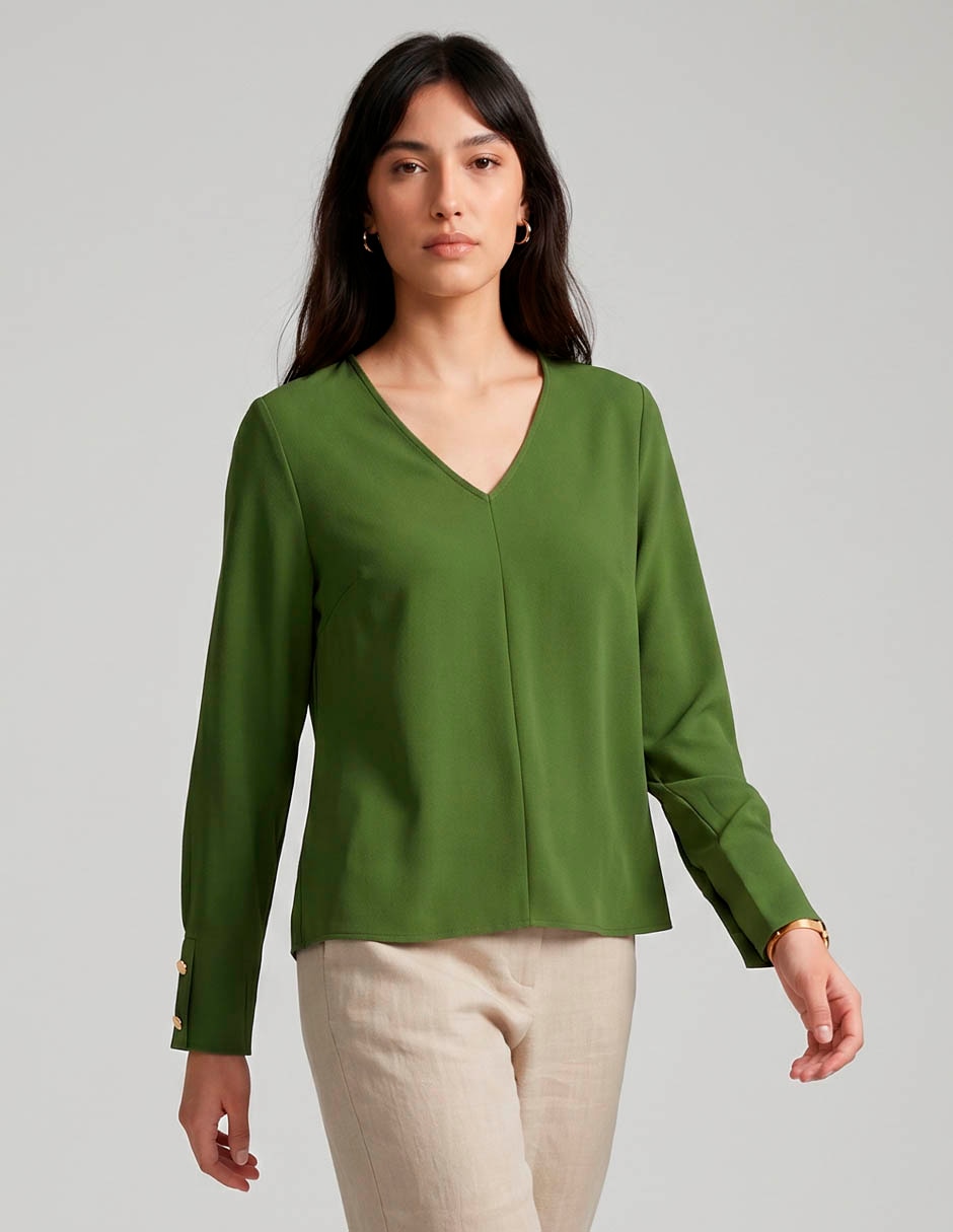 Blusa manga larga para mujer Blusa manga larga para mujer
