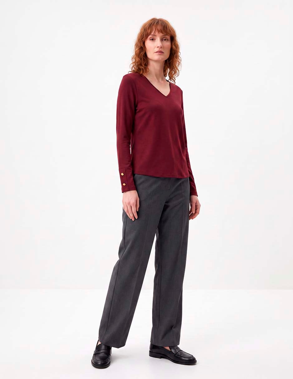Blusa manga larga para mujer 3