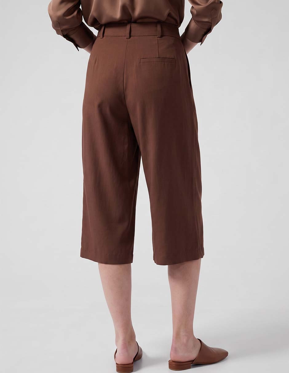 Pantalón coulotte wide leg para mujer 2