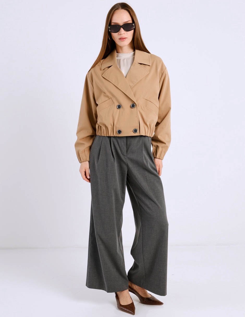 Gabardina con bolsillos para mujer 3
