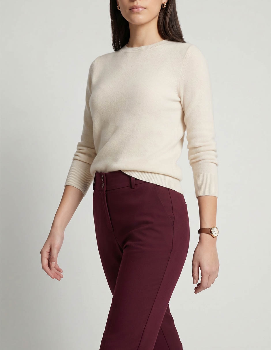 Pantalón chino Contempo ultra slim para mujer