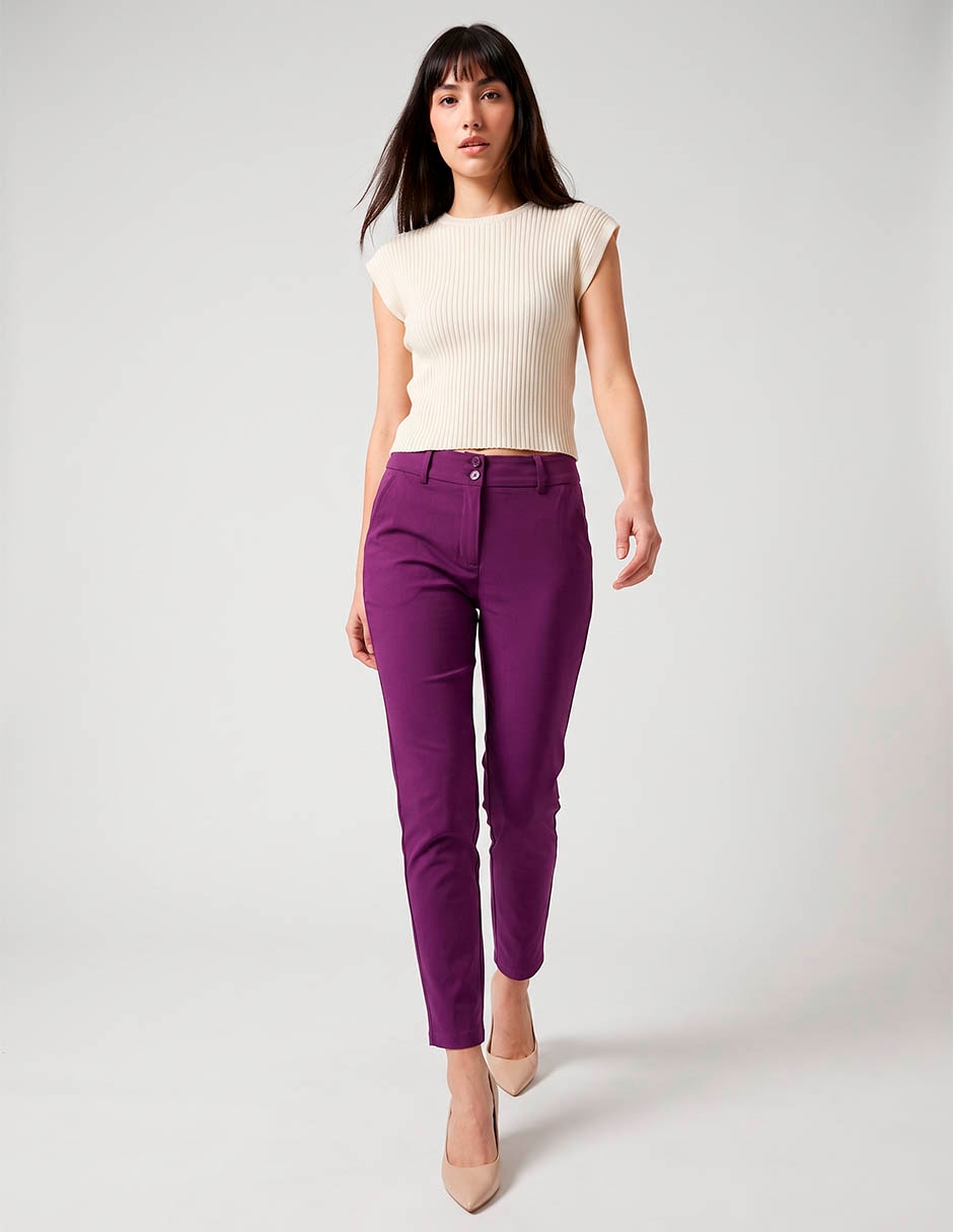 Pantalón chino ultra slim para mujer Pantalón chino ultra slim para mujer