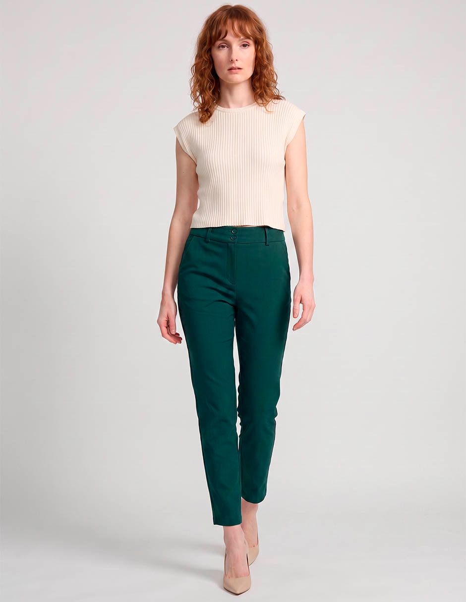 Pantalón chino ultra slim para mujer 3