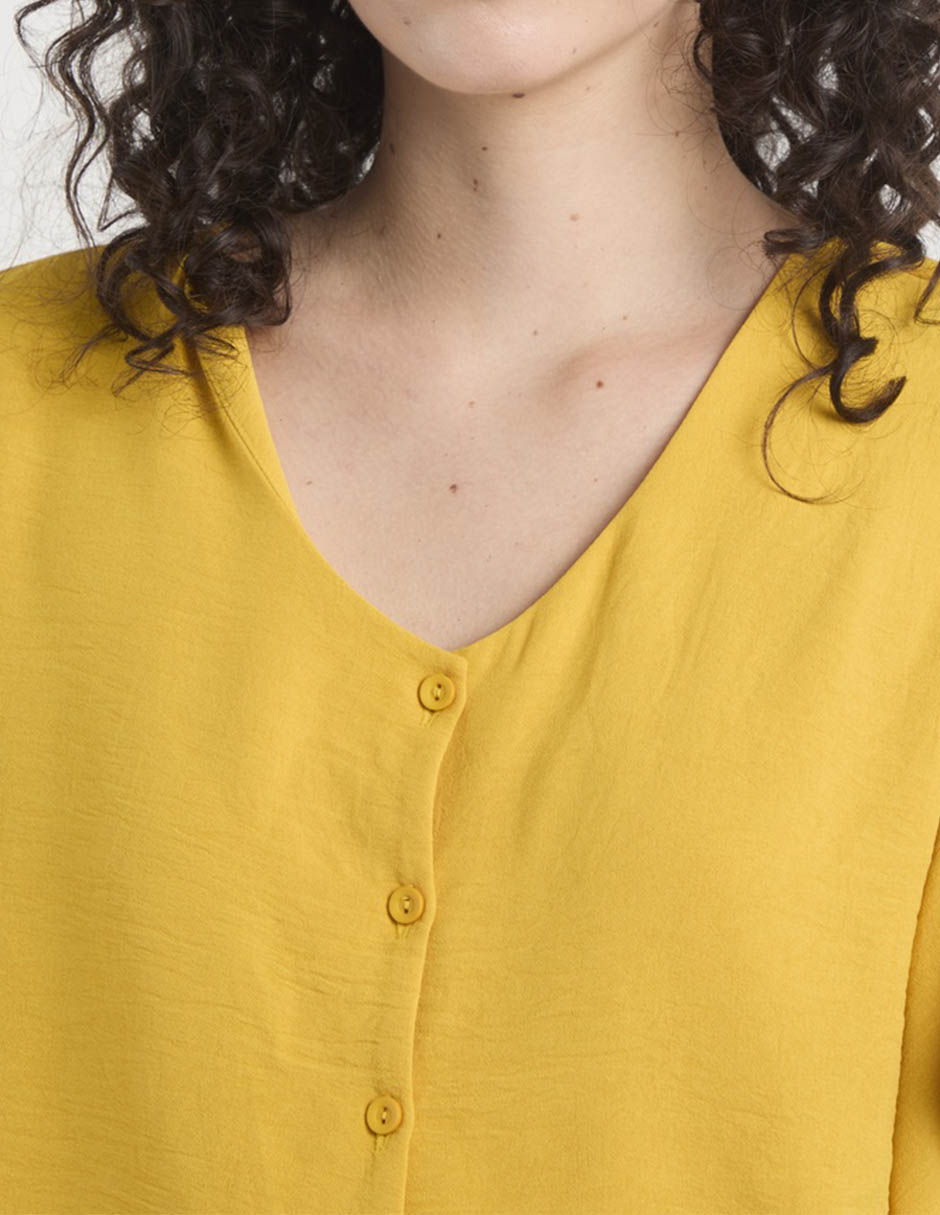 Blusa manga al codo para mujer 5