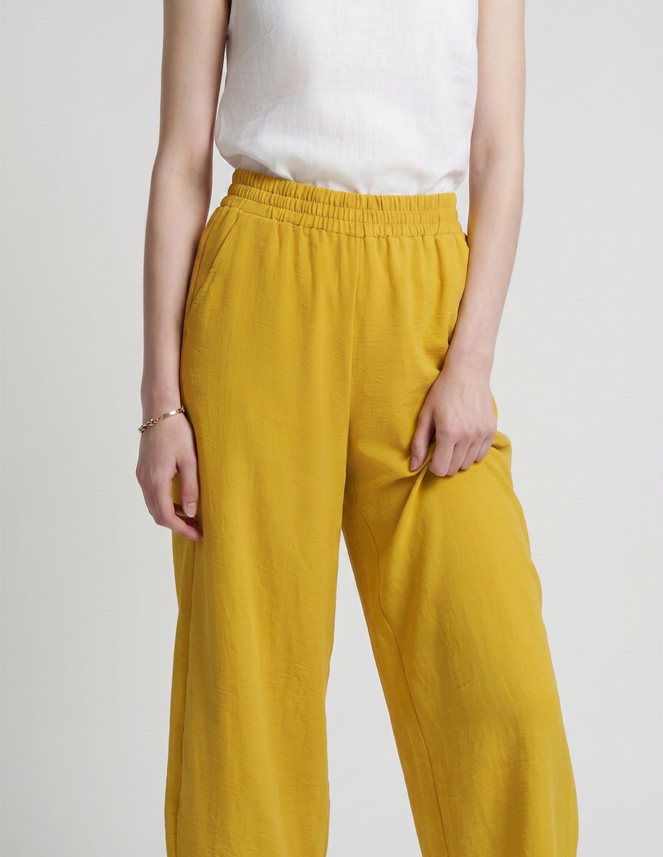 Pantalón capri amplio para mujer 3