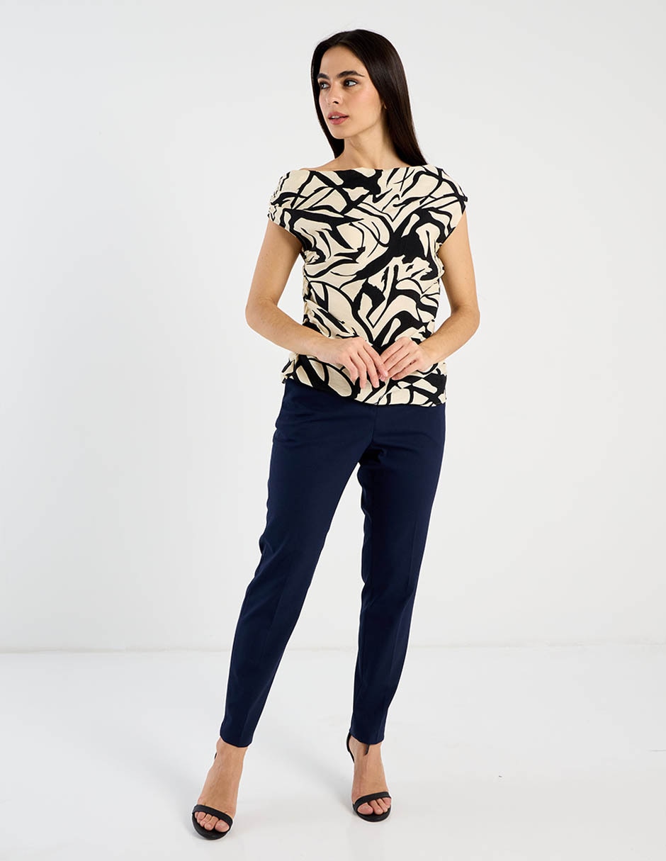 Blusa manga corta para mujer 7