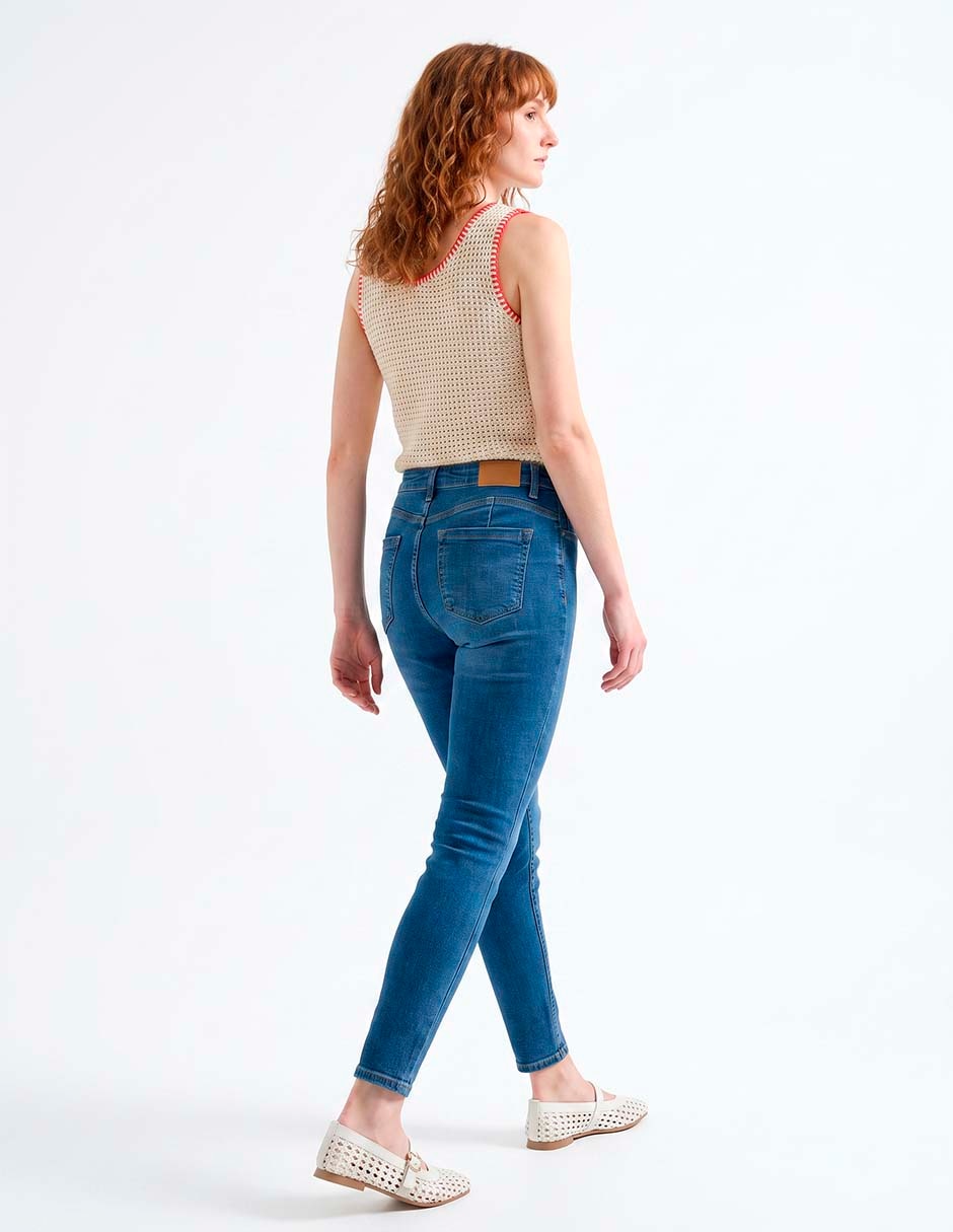 Jeans Pantal—n skinny para mujer 4