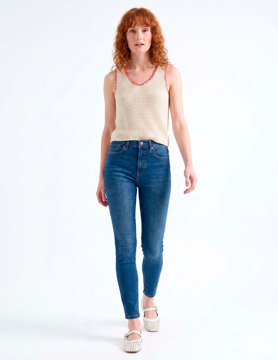 Jeans Pantal—n skinny para mujer 2