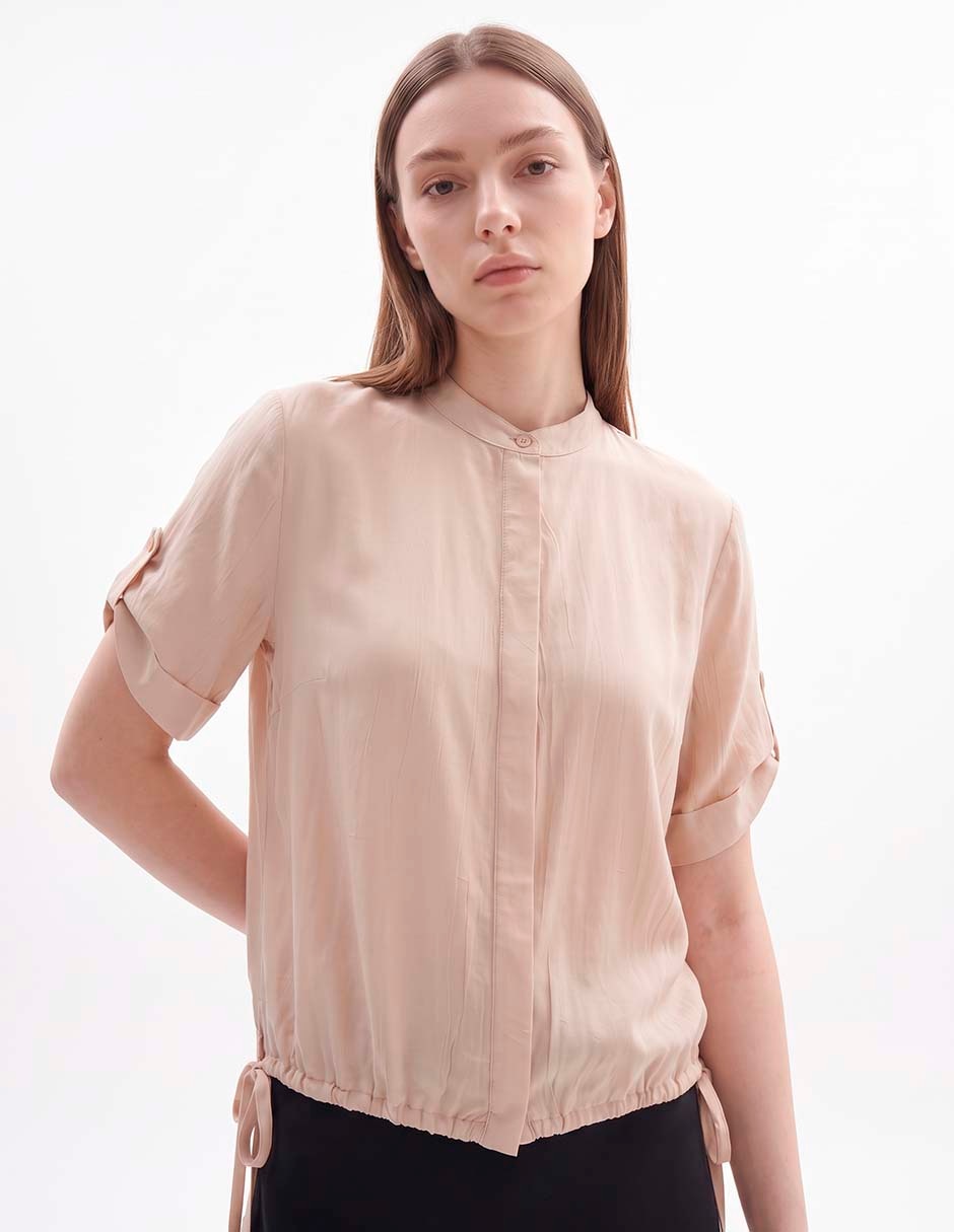 Blusa manga corta para mujer 4