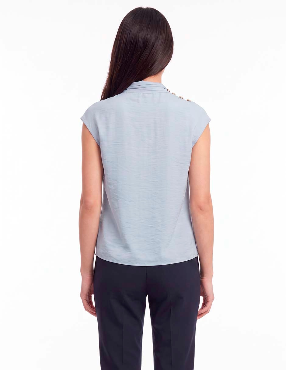Blusa manga corta para mujer 2