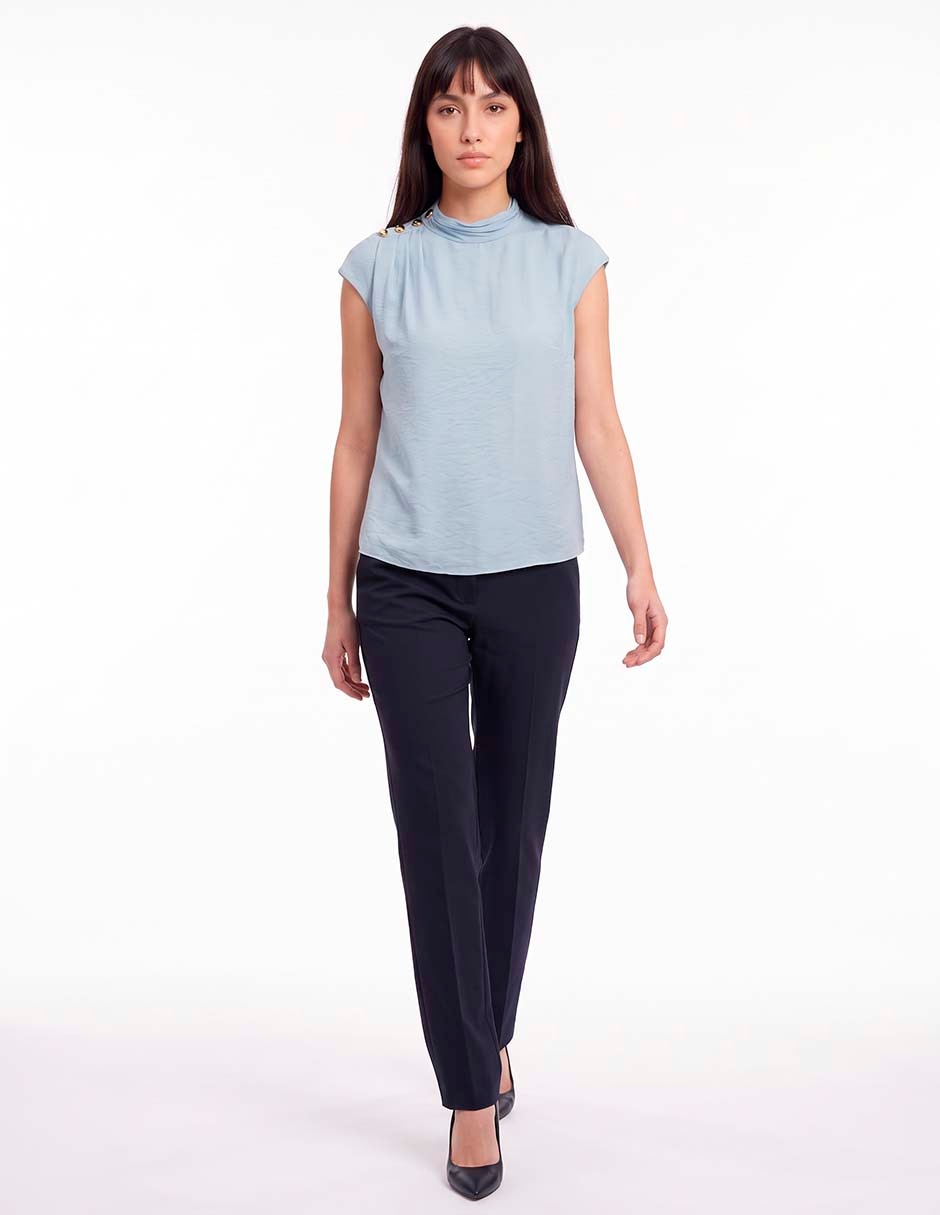 Blusa manga corta para mujer 3